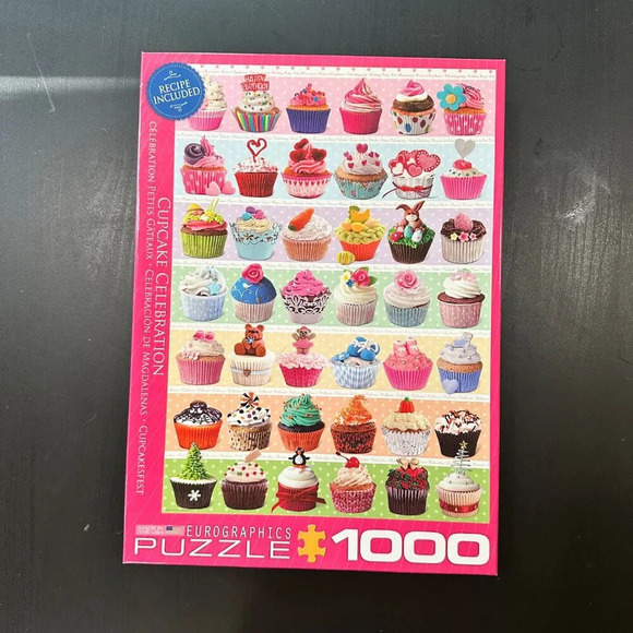 EUROGRAPHICS 1000 piece "Cupcake Celebration" Puzzle - Picture 3 of 6